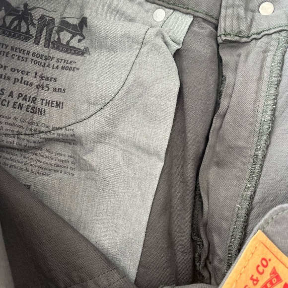[W36L32]Levi’s 505 Men's Gray Straight Jeans - Picture 7 of 8